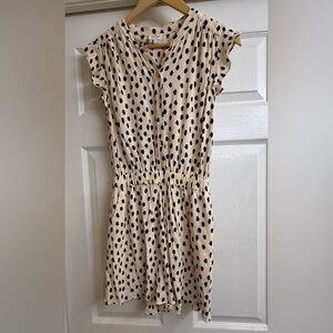 Kate Spade Leopard Dot Polka Romper Womens Size 0
